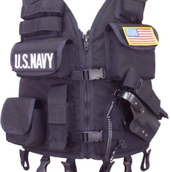 London Bridge Gold Tag Tactical Flotation Vest LBT 1620G-R PFD USGI - Picture 5 of 5